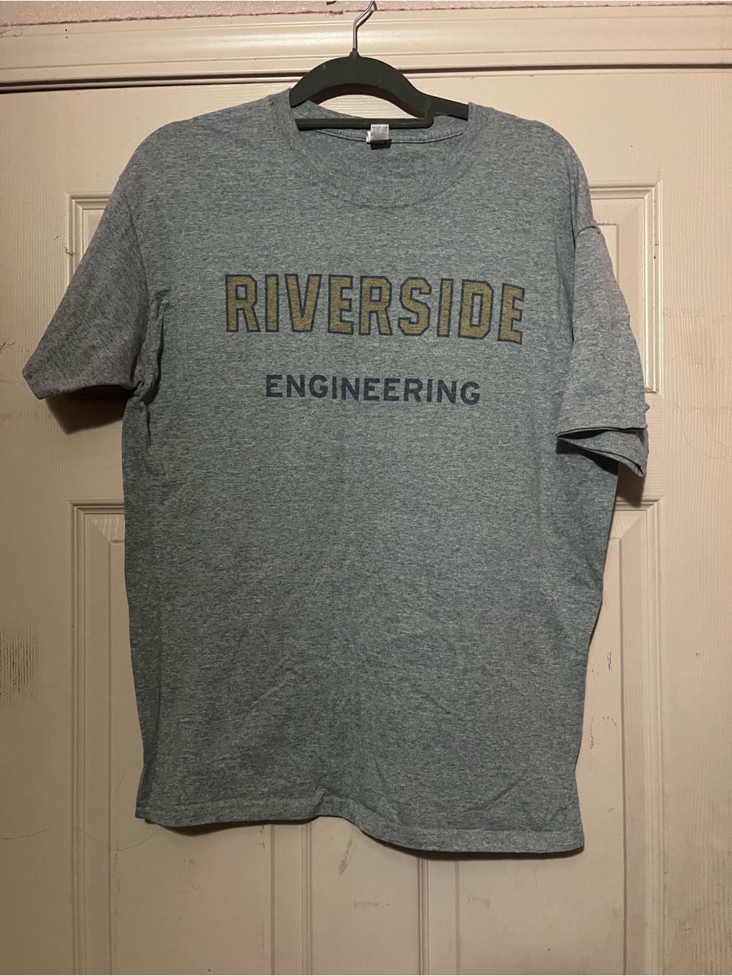 George Heather Gray Riverside Engineering Short Sleeve Tee